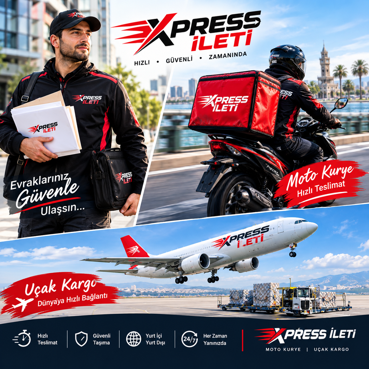 Basmane ve İzmir Express Moto Kurye ve Uçak Kargo Hizmetleri
